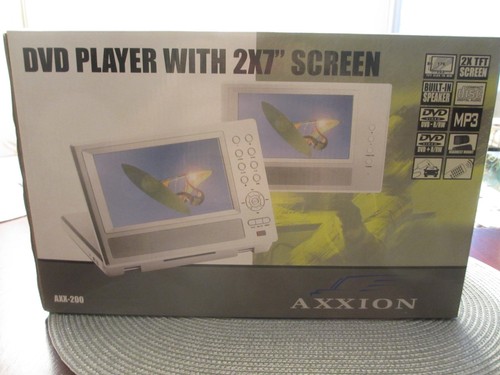 Axxion dvd player mit 2x7 - dvd, 2x7"